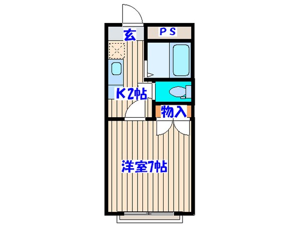 リ－ベンス黒松の物件間取画像